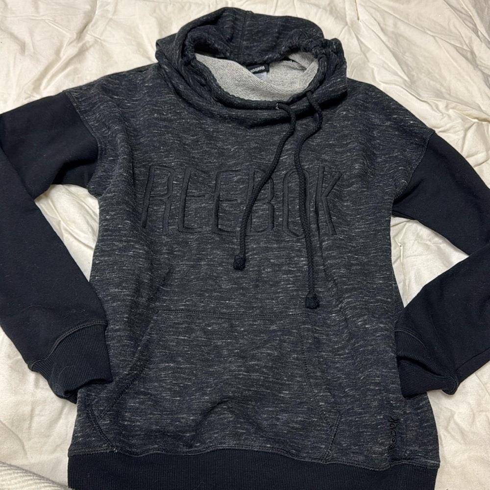 Reebok Charcoal and Black Pullover